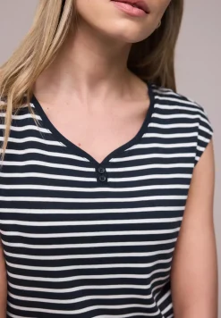 T-shirt avec détail de boutons
