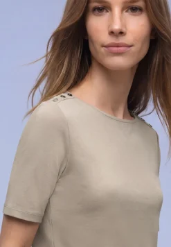 T-shirt avec détail de boutons