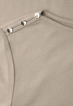 T-shirt avec détail de boutons