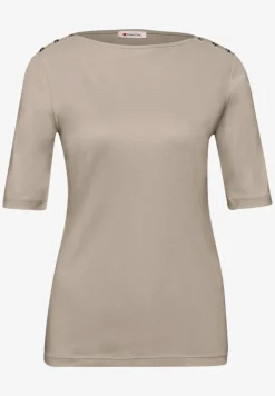 T-shirt avec détail de boutons