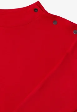 T-shirt avec détail de boutons