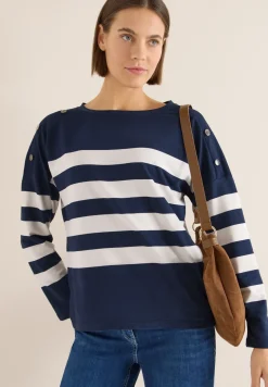 T-shirt avec détail de boutons