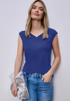 T-shirt avec détail de boutons