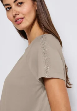 T-shirt avec détail d'épaule