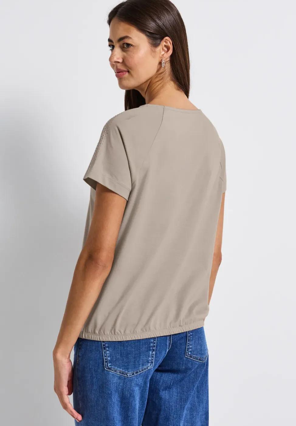 T-shirt avec détail d'épaule