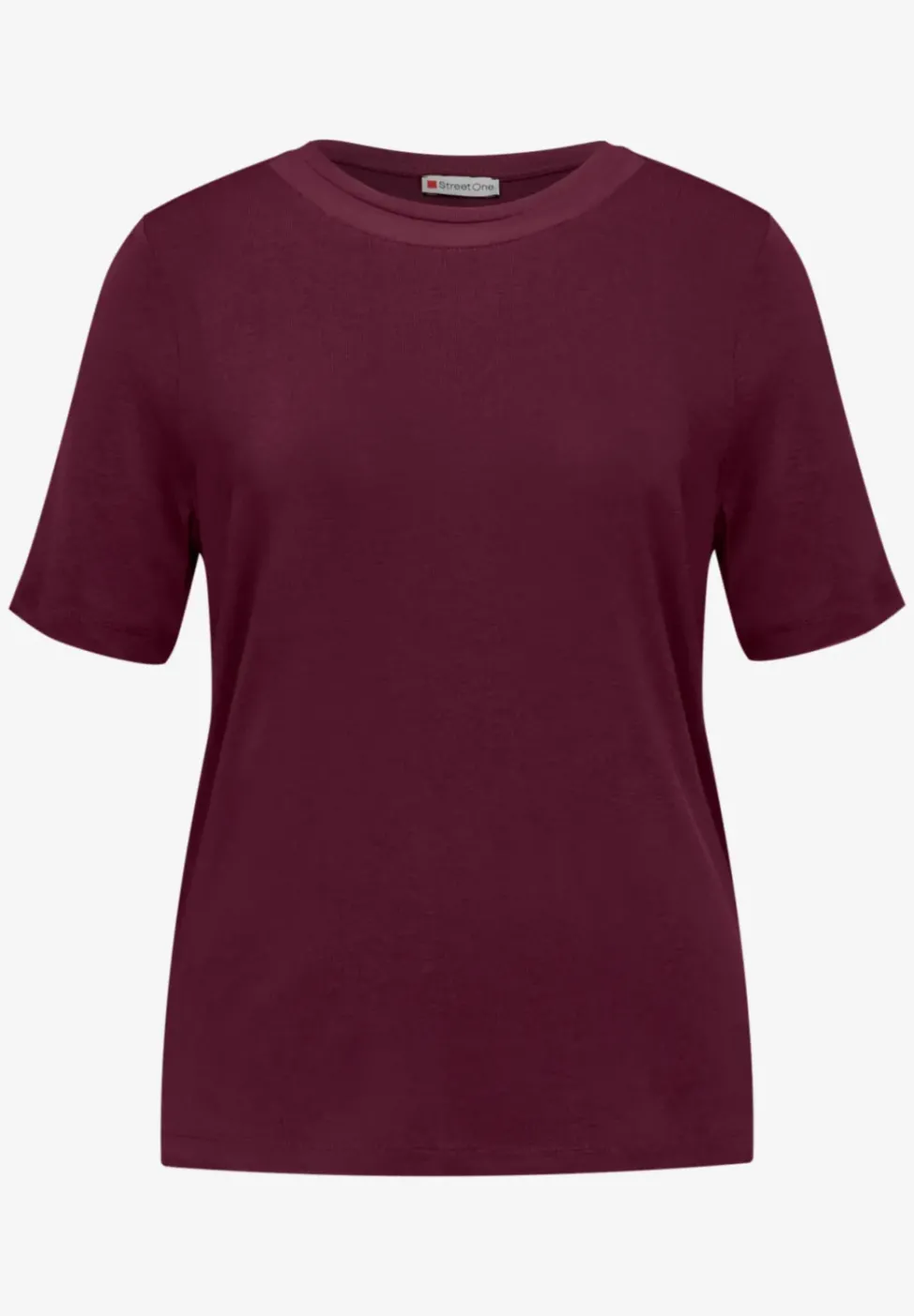T-shirt avec détail en mousseline