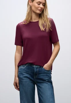 T-shirt avec détail en mousseline