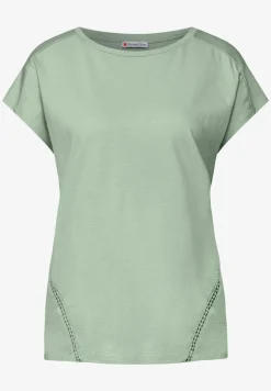 T-shirt avec détails au crochet