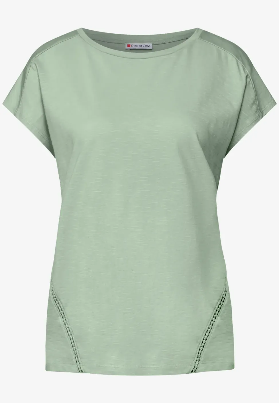 T-shirt avec détails au crochet