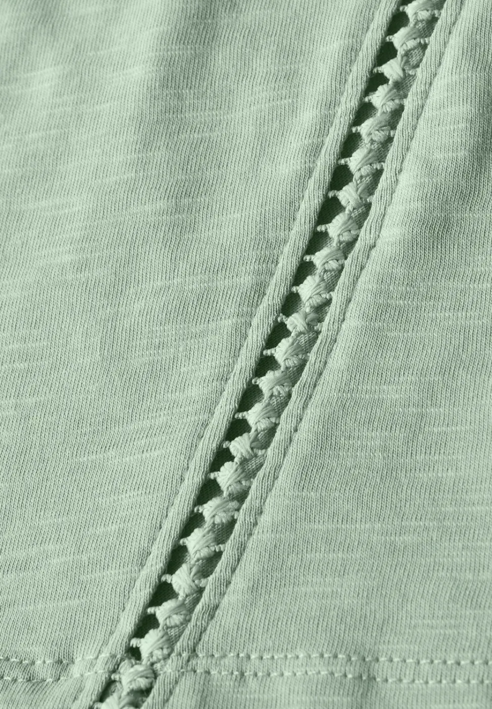 T-shirt avec détails au crochet