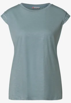 T-shirt avec détails au crochet