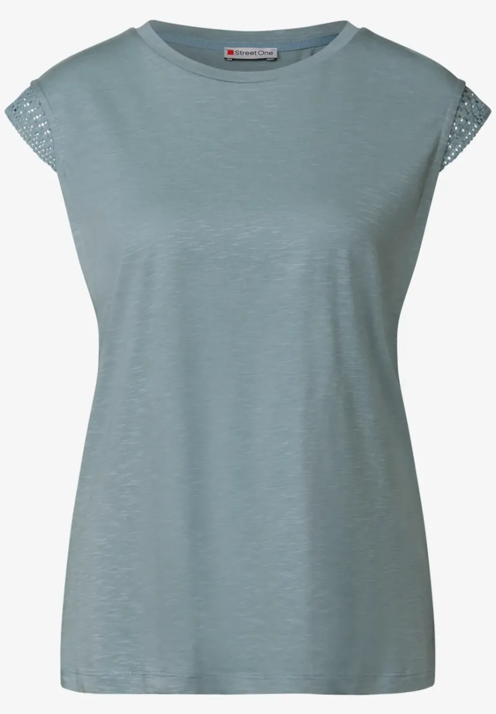 T-shirt avec détails au crochet