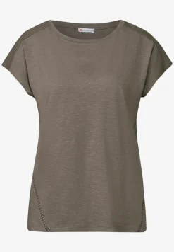 T-shirt avec détails au crochet