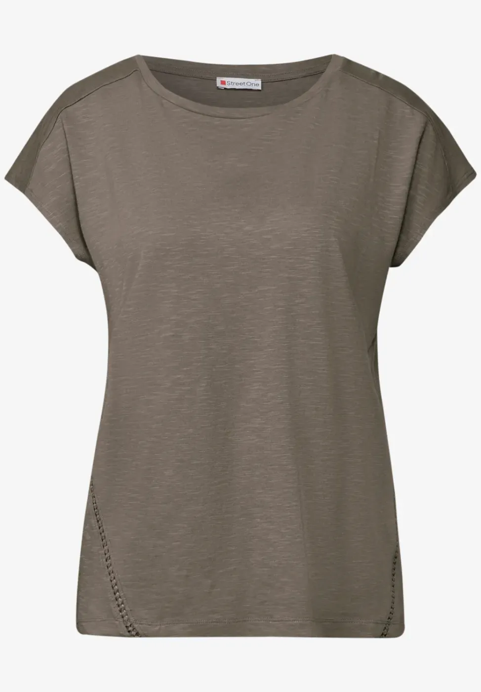 T-shirt avec détails au crochet