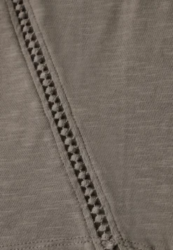 T-shirt avec détails au crochet