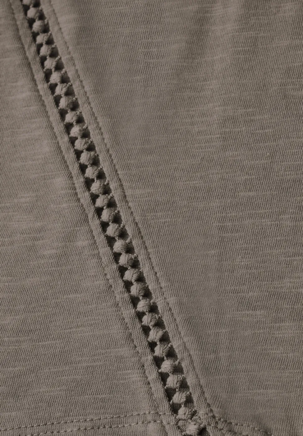 T-shirt avec détails au crochet