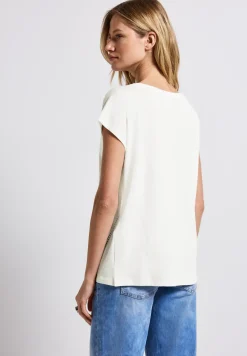T-shirt avec détails au crochet