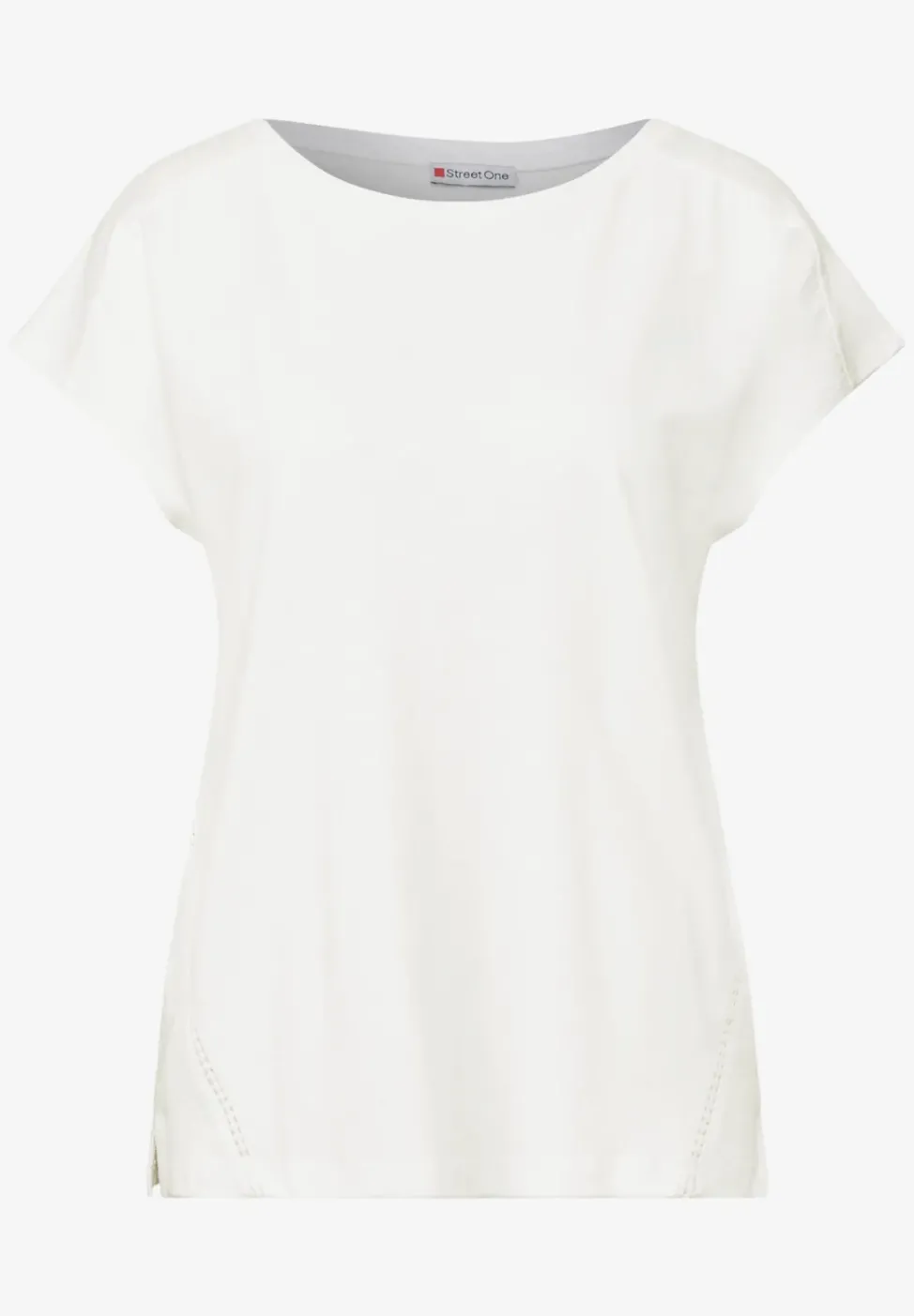 T-shirt avec détails au crochet
