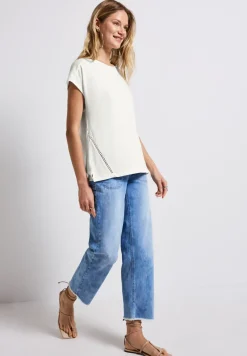 T-shirt avec détails au crochet
