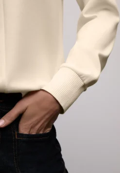 T-shirt avec détails côtelés