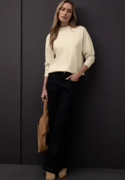 T-shirt avec détails côtelés