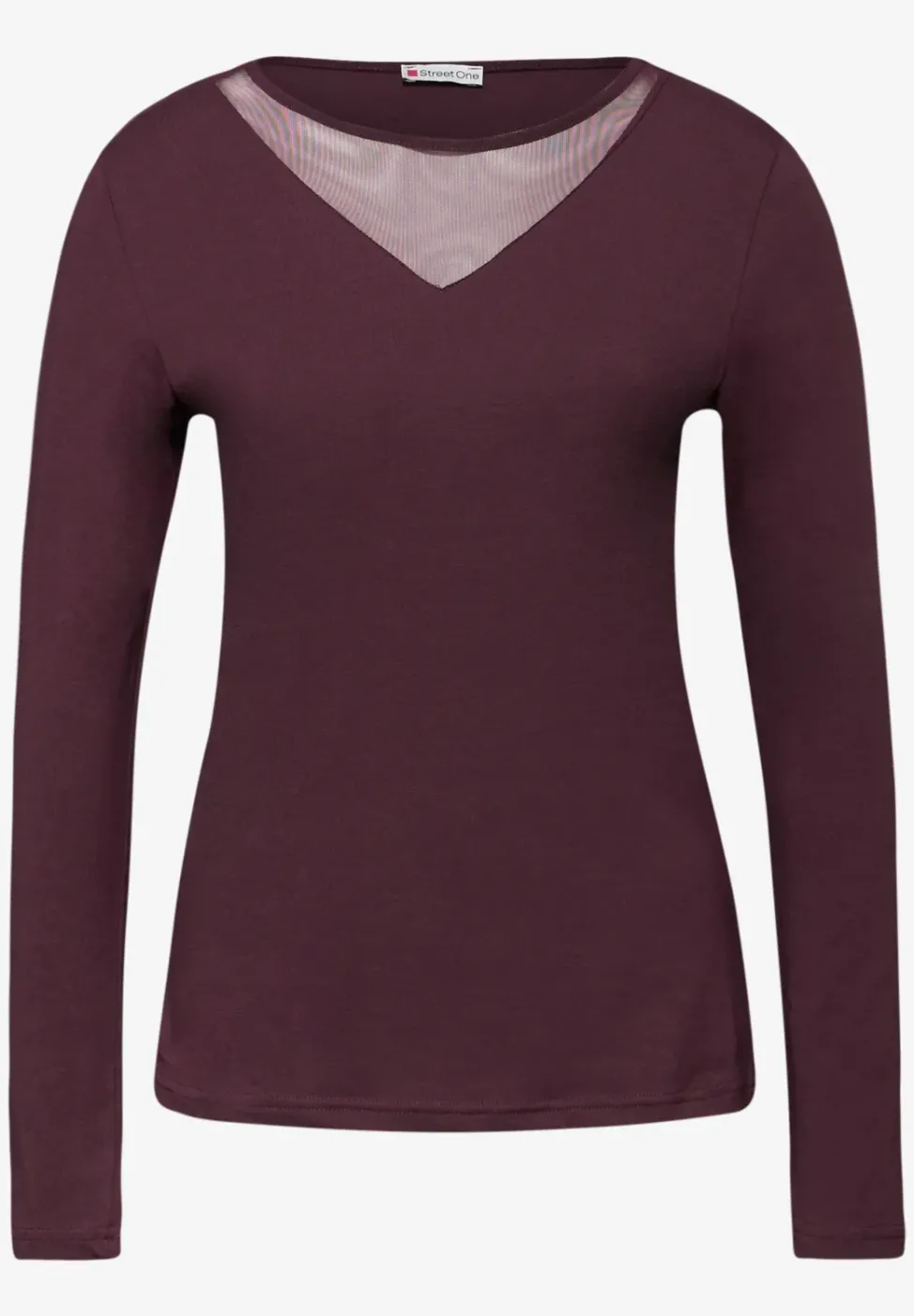 T-shirt avec détails en mesh