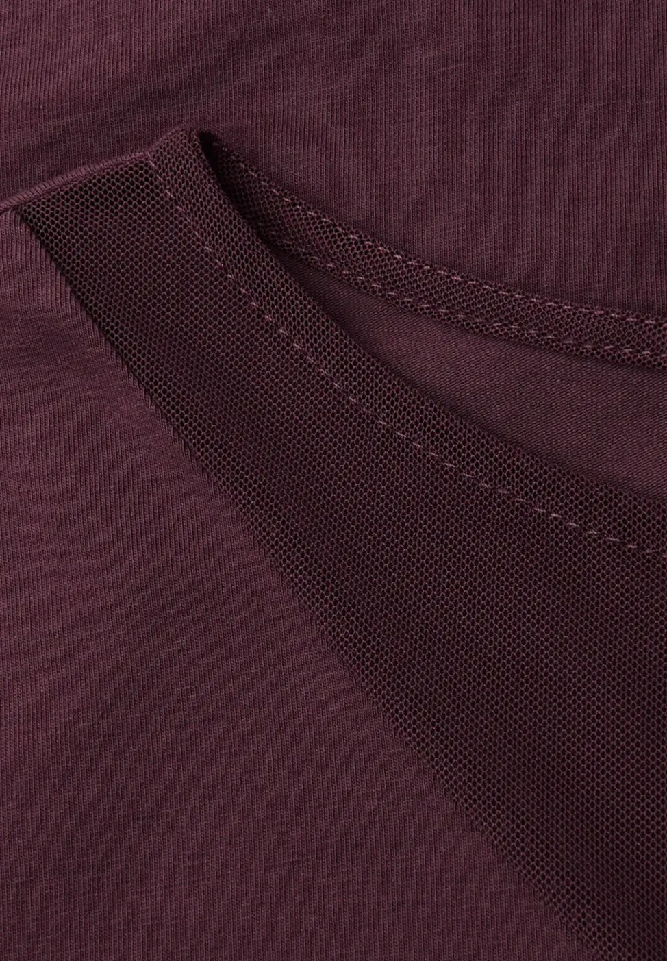T-shirt avec détails en mesh