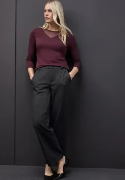 T-shirt avec détails en mesh