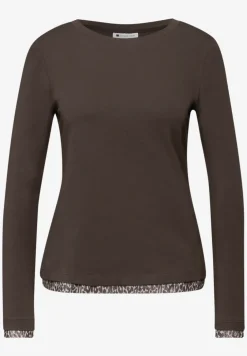 T-shirt avec détails léopard