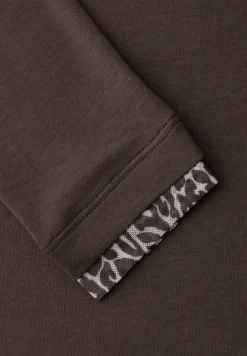 T-shirt avec détails léopard
