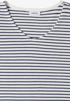 T-shirt avec encolure arrondie en V