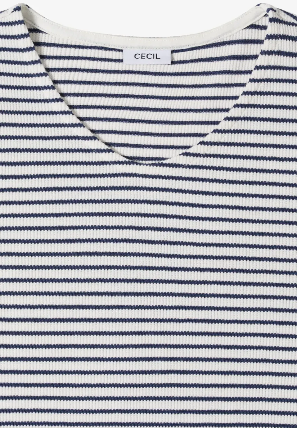 T-shirt avec encolure arrondie en V