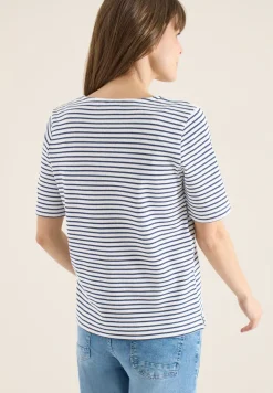 T-shirt avec encolure arrondie en V