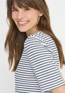 T-shirt avec encolure arrondie en V