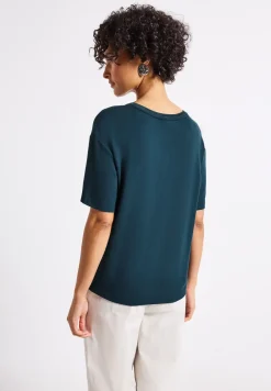 T-shirt avec encolure déco