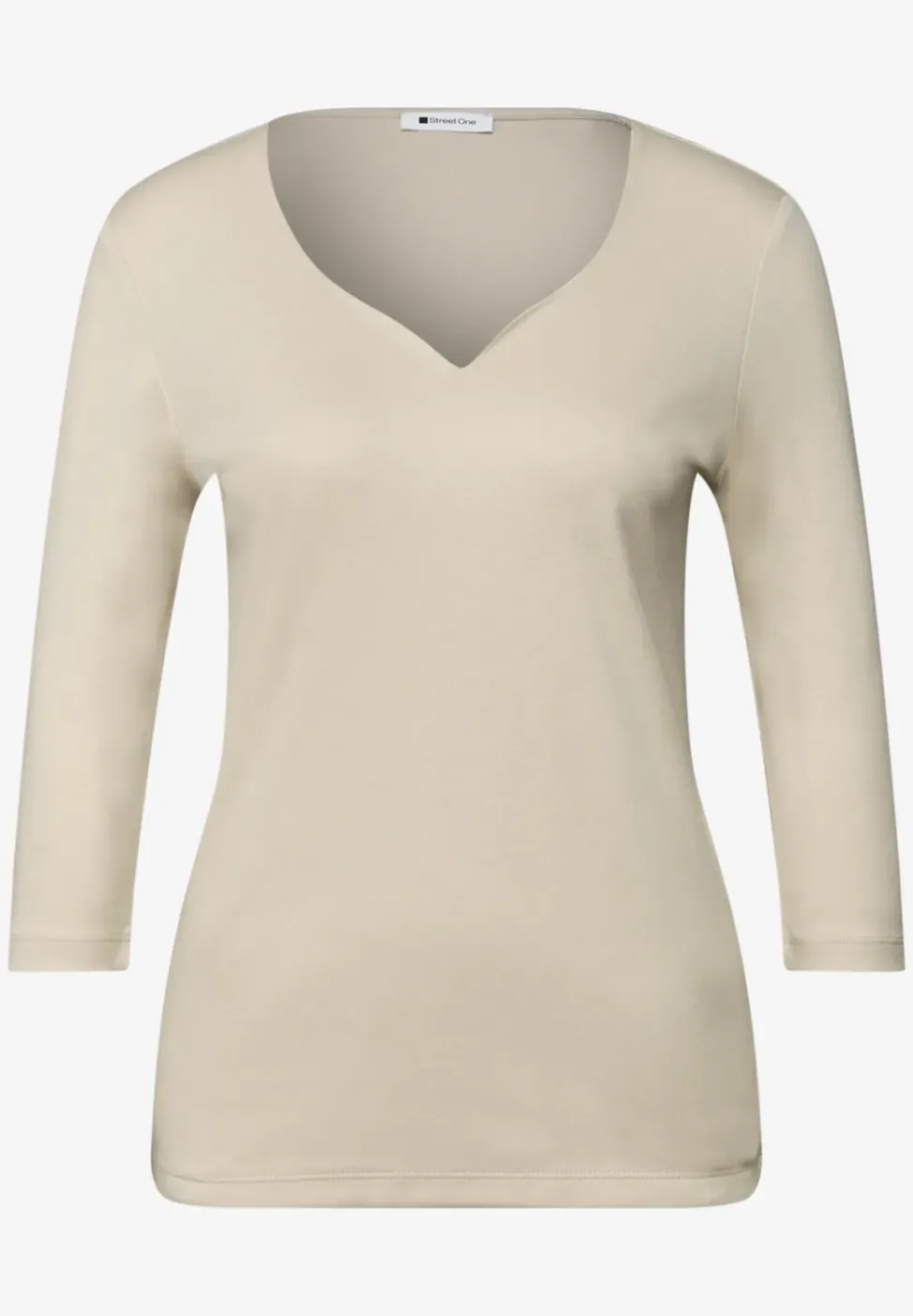 T-shirt avec encolure en cœur