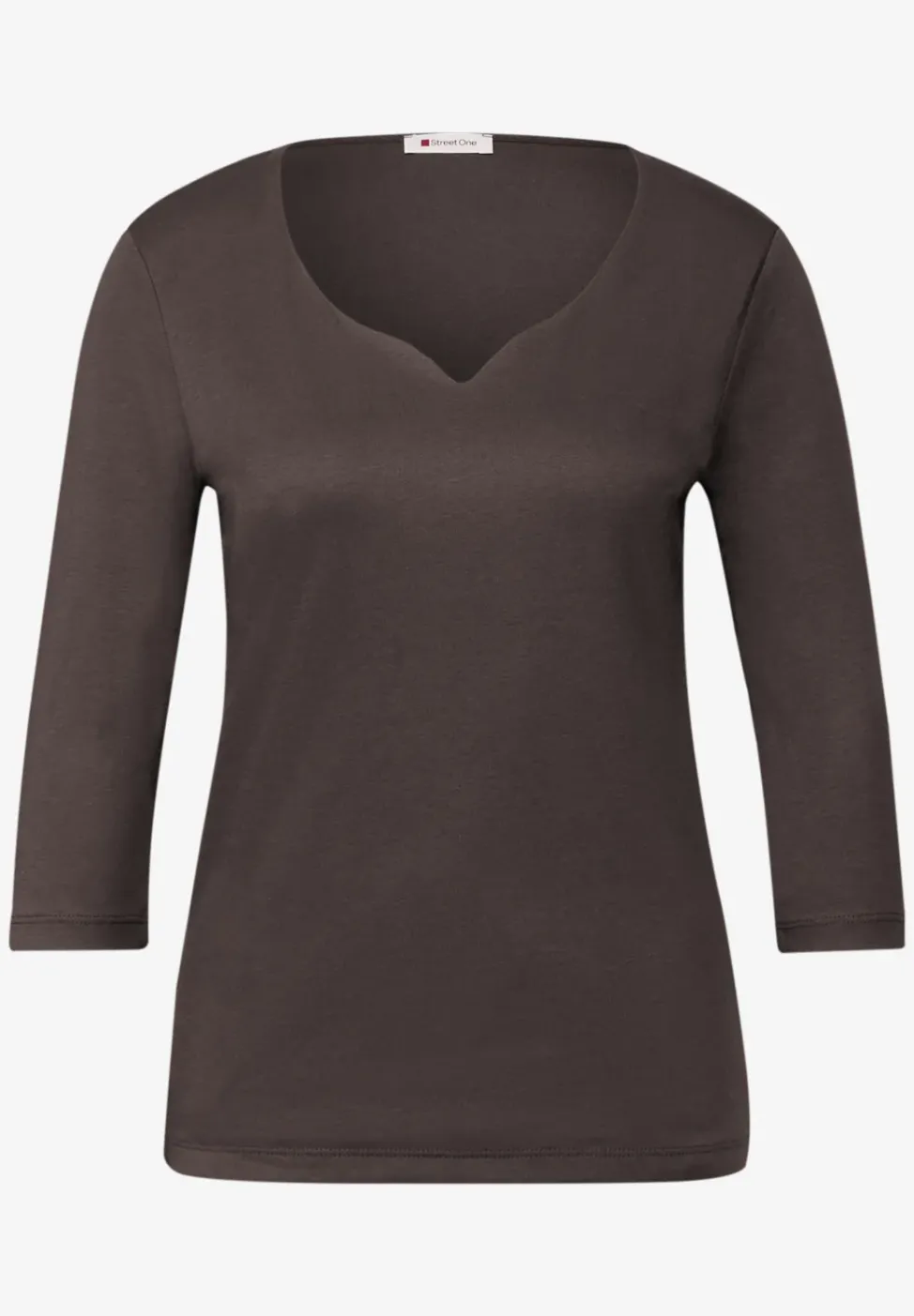 T-shirt avec encolure en cœur