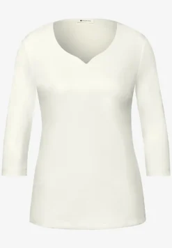 T-shirt avec encolure en cœur