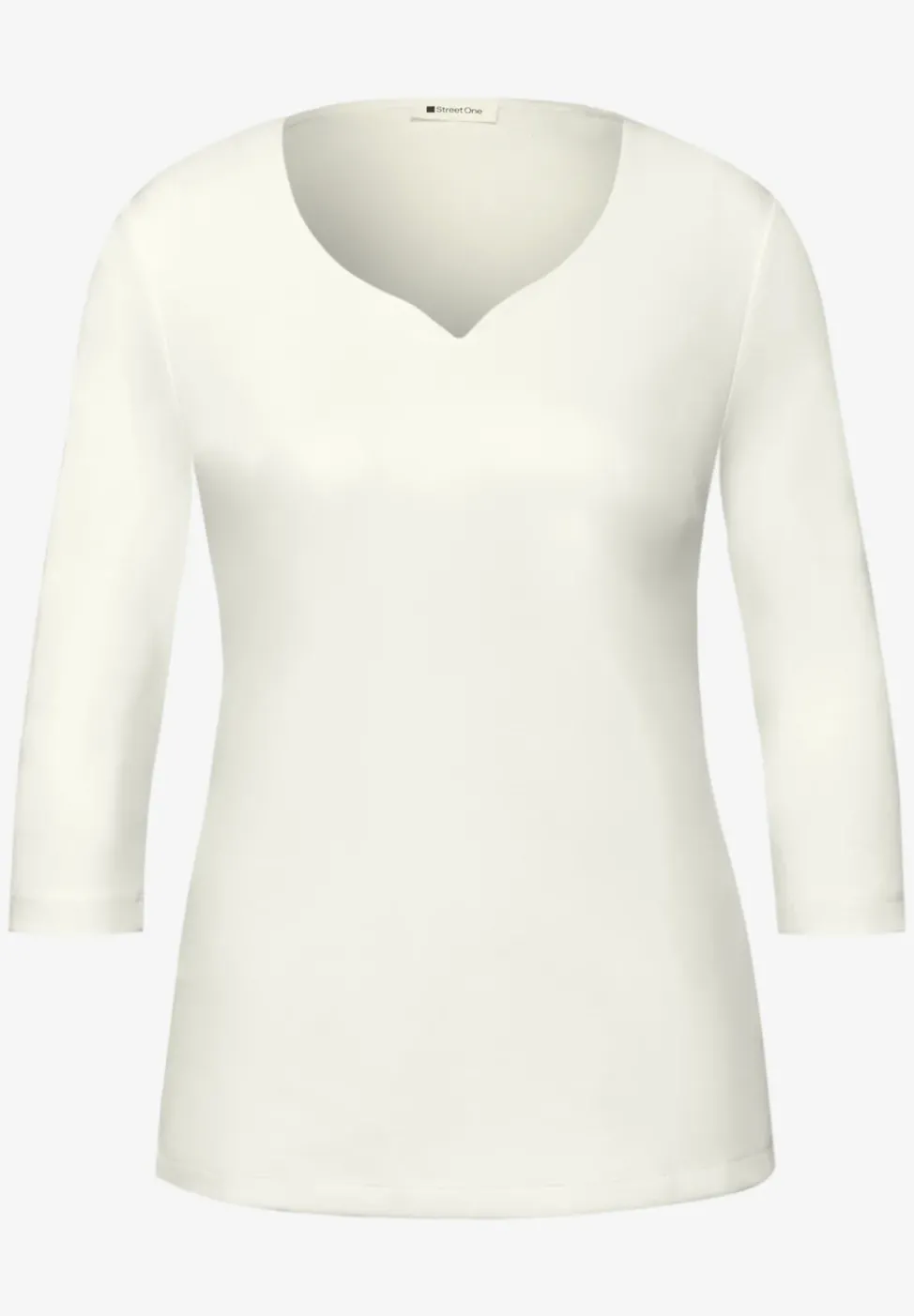T-shirt avec encolure en cœur