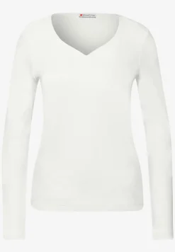 T-shirt avec encolure en cœur