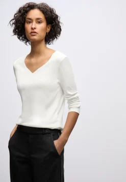 T-shirt avec encolure en cœur