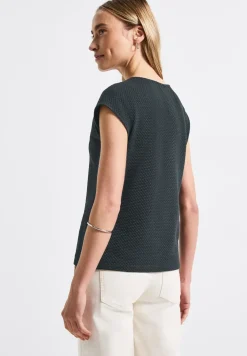 T-shirt avec encolure en cœur