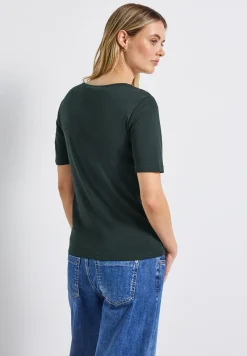T-shirt avec encolure en cœur