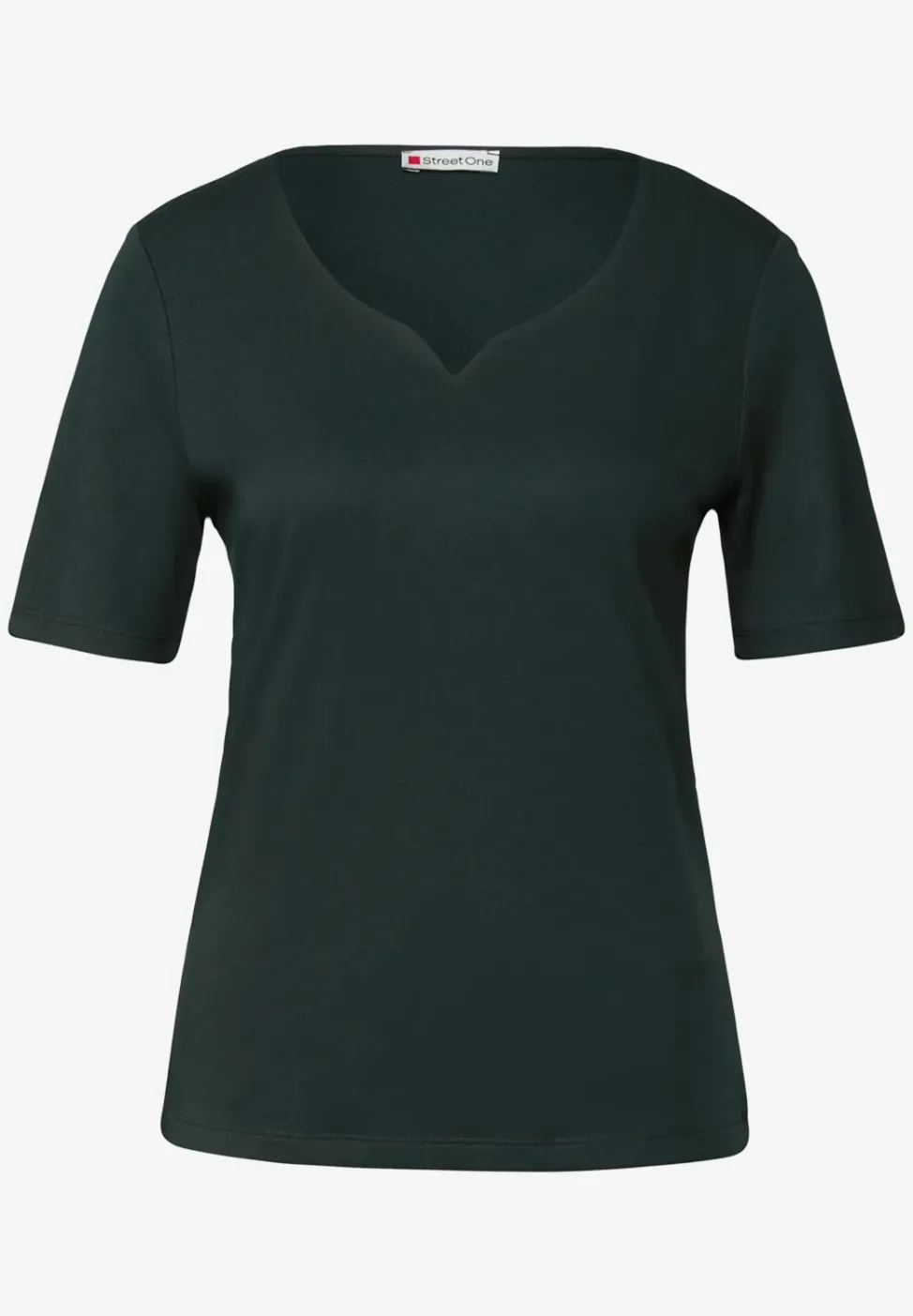 T-shirt avec encolure en cœur