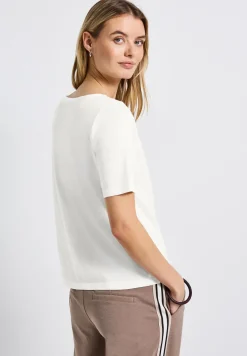 T-shirt avec encolure en U