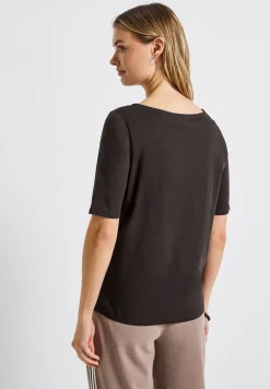 T-shirt avec encolure en U