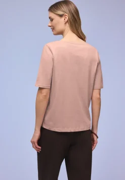 T-shirt avec encolure en U