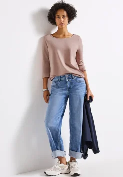 T-shirt avec encolure en U
