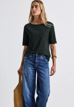 T-shirt avec encolure en U