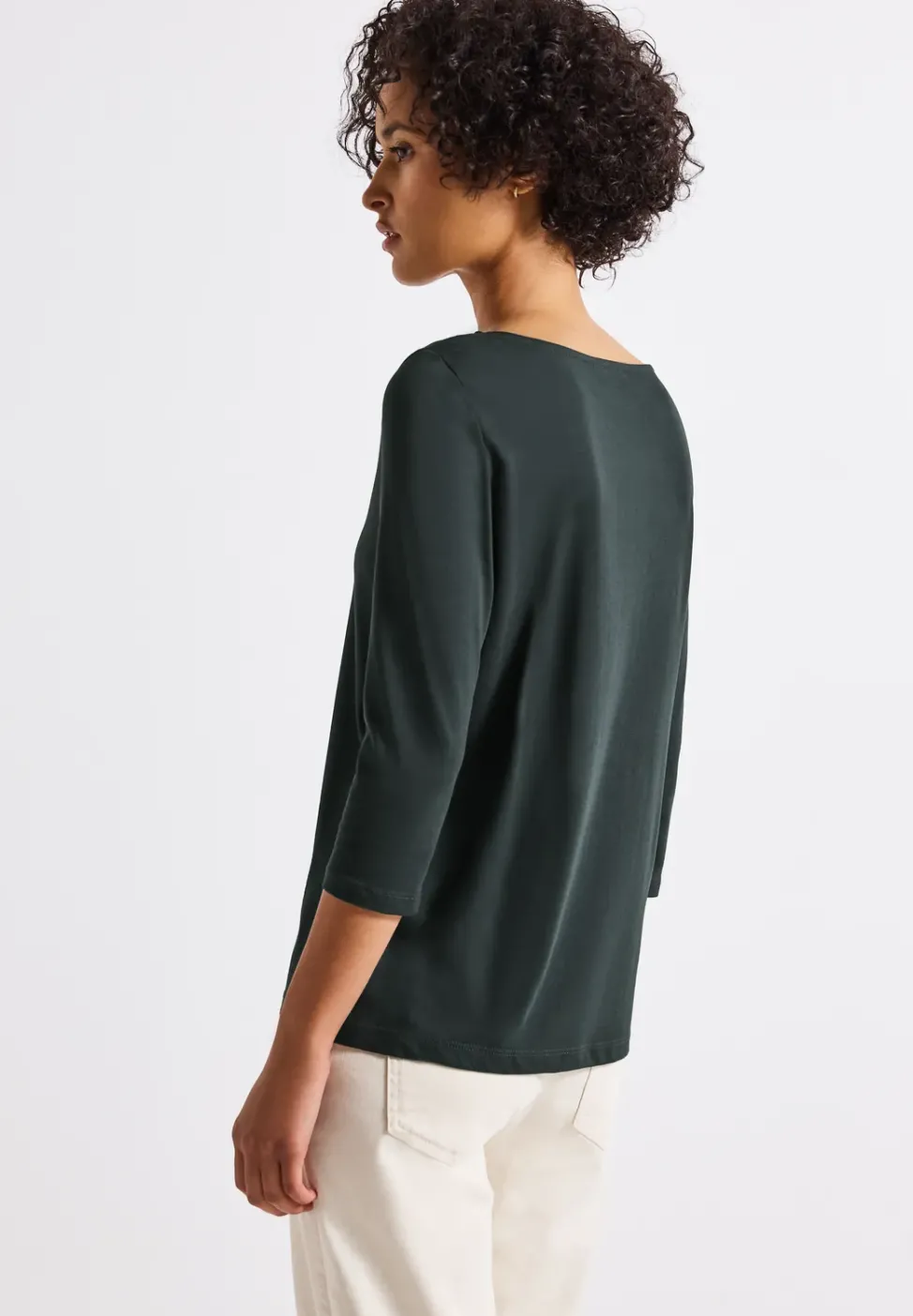 T-shirt avec encolure en U